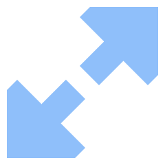 Triangle Arrow Expand Diagonal Large 1 Icon from Sharp Flat Set
