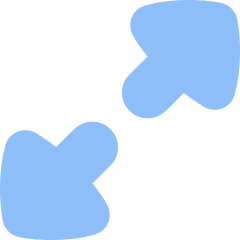 Triangle Arrow Expand Diagonal Large 1 Icon from Flex Flat Set