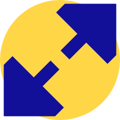 Triangle Arrow Expand Diagonal Large 1 Icon from Sharp Pop Set