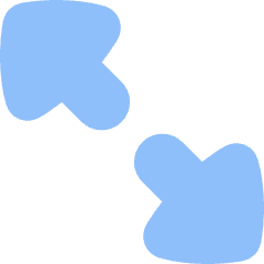Triangle Arrow Expand Diagonal Large 2 Icon from Flex Flat Set