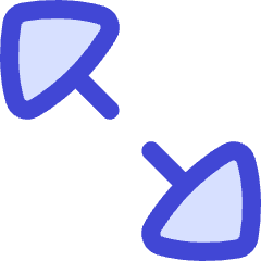 Triangle Arrow Expand Diagonal Large 2 Icon from Flex Duo Set