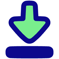 Triangle Arrow Move Down Large 1 Icon from Plump Pop Set