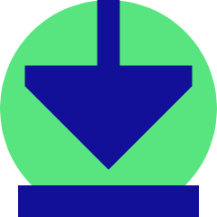 Triangle Arrow Move Down Large 1 Icon from Sharp Pop Set