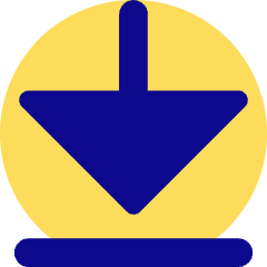 Triangle Arrow Move Down Large 1 Icon from Core Pop Set