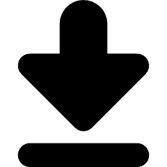 Triangle Arrow Move Down Large 1 Icon from Core Solid Set
