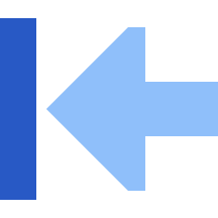 Triangle Arrow Move Left Large 1 Icon from Sharp Flat Set