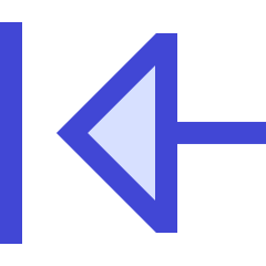 Triangle Arrow Move Left Large 1 Icon from Sharp Duo Set