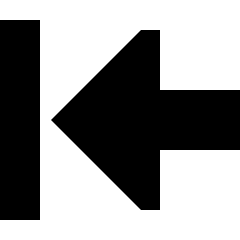 Triangle Arrow Move Left Large 1 Icon from Sharp Solid Set