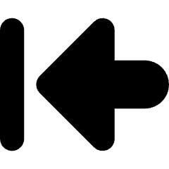 Triangle Arrow Move Left Large 1 Icon from Core Solid Set