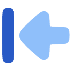 Triangle Arrow Move Left Large 1 Icon from Plump Flat Set