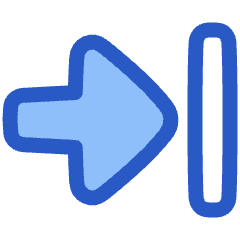 Triangle Arrow Move Right Large 1 Icon from Plump Duo Set