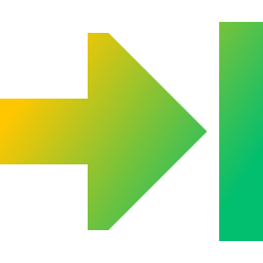 Triangle Arrow Move Right Large 1 Icon from Sharp Gradient Set