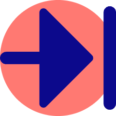 Triangle Arrow Move Right Large 1 Icon from Core Pop Set
