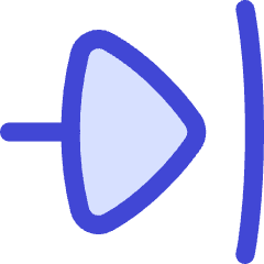 Triangle Arrow Move Right Large 1 Icon from Flex Duo Set