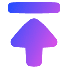 Triangle Arrow Move Up Large 1 Icon from Plump Gradient Set