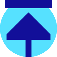 Triangle Arrow Move Up Large 1 Icon from Sharp Pop Set