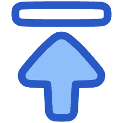 Triangle Arrow Move Up Large 1 Icon from Plump Duo Set