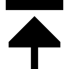 Triangle Arrow Move Up Large 1 Icon from Sharp Remix Set