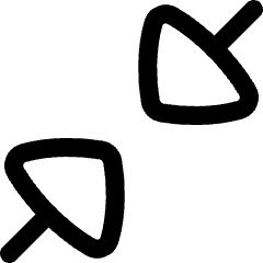 Triangle Arrow Shrink Diagonal Large 1 Icon from Flex Line Set