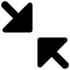 Triangle Arrow Shrink Diagonal Large 2 Icon from Core Remix Set