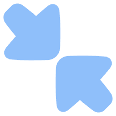 Triangle Arrow Shrink Diagonal Large 2 Icon from Plump Flat Set