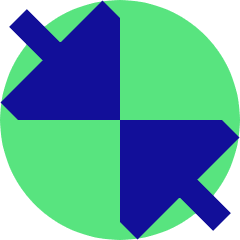 Triangle Arrow Shrink Diagonal Large 2 Icon from Sharp Pop Set
