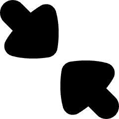 Triangle Arrow Shrink Diagonal Large 2 Icon from Flex Solid Set