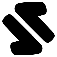 Line Arrow Transfer Diagonal Large 2 Icon from Plump Solid Set