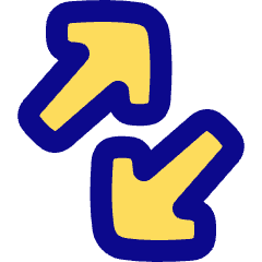 Line Arrow Transfer Diagonal Large 3 Icon from Plump Pop Set