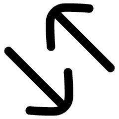 Line Arrow Transfer Diagonal Large 4 Icon from Flex Line Set