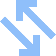 Line Arrow Transfer Diagonal Large 4 Icon from Sharp Flat Set