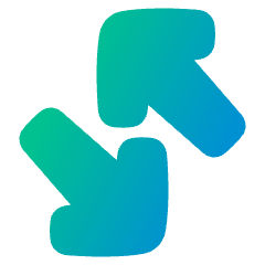 Line Arrow Transfer Diagonal Large 4 Icon from Plump Gradient Set
