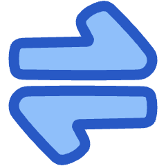 Line Arrow Transfer Horizontal Large 1 Icon from Plump Duo Set