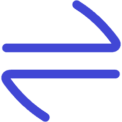 Line Arrow Transfer Horizontal Large 1 Icon from Flex Duo Set