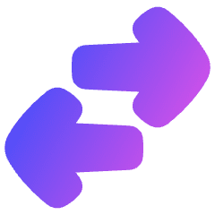 Line Arrow Transfer Horizontal Large 2 Icon from Plump Gradient Set