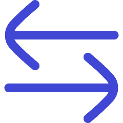 Line Arrow Transfer Horizontal Large 3 Icon from Flex Duo Set