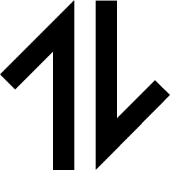 Line Arrow Transfer Vertical Large 1 Icon from Sharp Solid Set