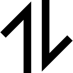 Line Arrow Transfer Vertical Large 1 Icon from Sharp Remix Set