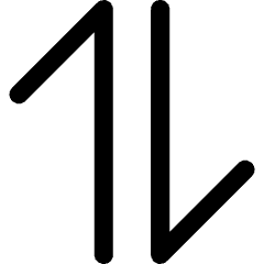 Line Arrow Transfer Vertical Large 1 Icon from Core Line Set