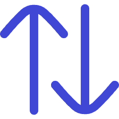 Line Arrow Transfer Vertical Large 2 Icon from Flex Duo Set