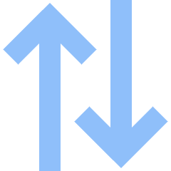Line Arrow Transfer Vertical Large 2 Icon from Sharp Flat Set