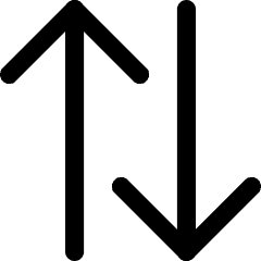 Line Arrow Transfer Vertical Large 2 Icon from Core Line Set