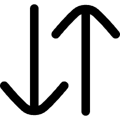 Line Arrow Transfer Vertical Large 3 Icon from Flex Line Set