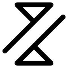 Triangle Arrow Transfer Diagonal Large 1 Icon from Core Line Set