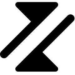 Triangle Arrow Transfer Diagonal Large 1 Icon from Core Remix Set
