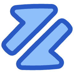 Triangle Arrow Transfer Diagonal Large 1 Icon from Plump Duo Set
