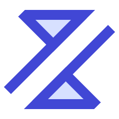 Triangle Arrow Transfer Diagonal Large 1 Icon from Sharp Duo Set