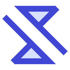 Triangle Arrow Transfer Diagonal Large 2 Icon from Sharp Duo Set
