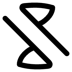 Triangle Arrow Transfer Diagonal Large 2 Icon from Flex Line Set