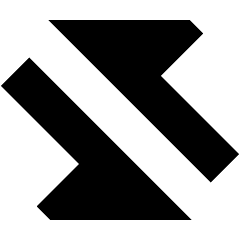 Triangle Arrow Transfer Diagonal Large 2 Icon from Sharp Solid Set